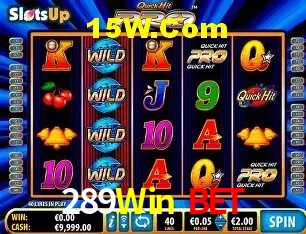 Slots com jackpots e giros grátis na 289Win Bet